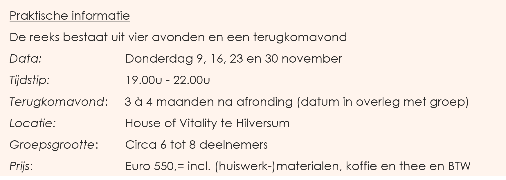 Praktische informatie avondreeks november - kopie